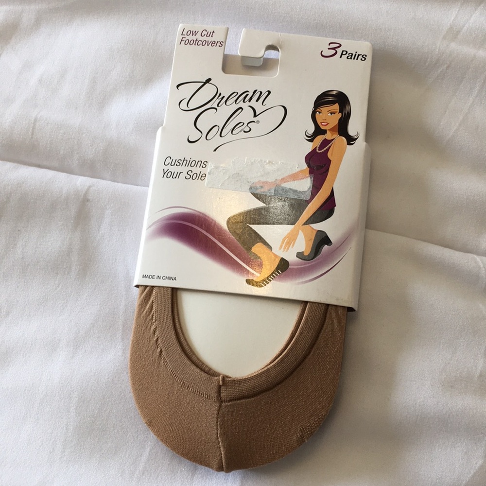 NWT Dream Soles - Low cut nylon socks - 3 Pairs